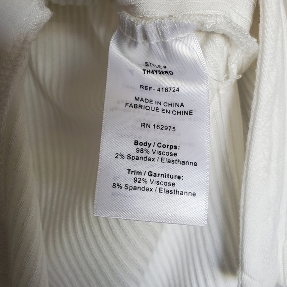 The Range Alloy Ribbed LS Button Down Cream Size S - Picture 7 of 8